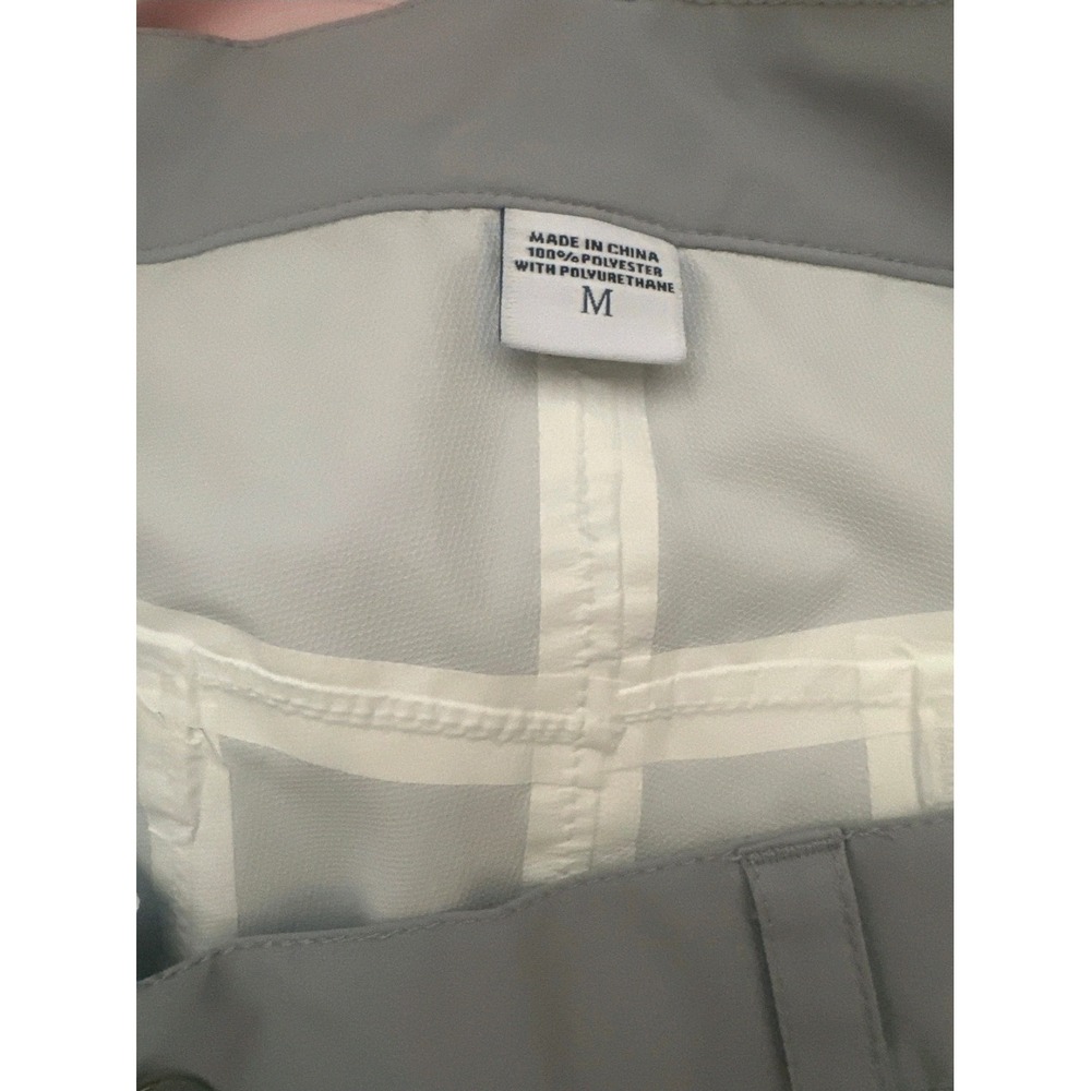 FootJoy Mens Medium Performance Golf Shorts Light Grey Stretch FJ Logo Athletic - Picture 10 of 10